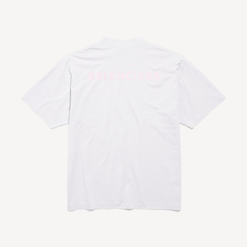 NIGO Balenciaga Men's Balenciaga Back T-shirt Medium Fit in Dirty White Baby-pink #nigo377015