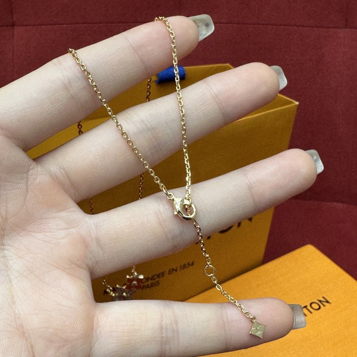 NIGO Louis Vuitton Double Flower Pendant Necklace #nigo376979