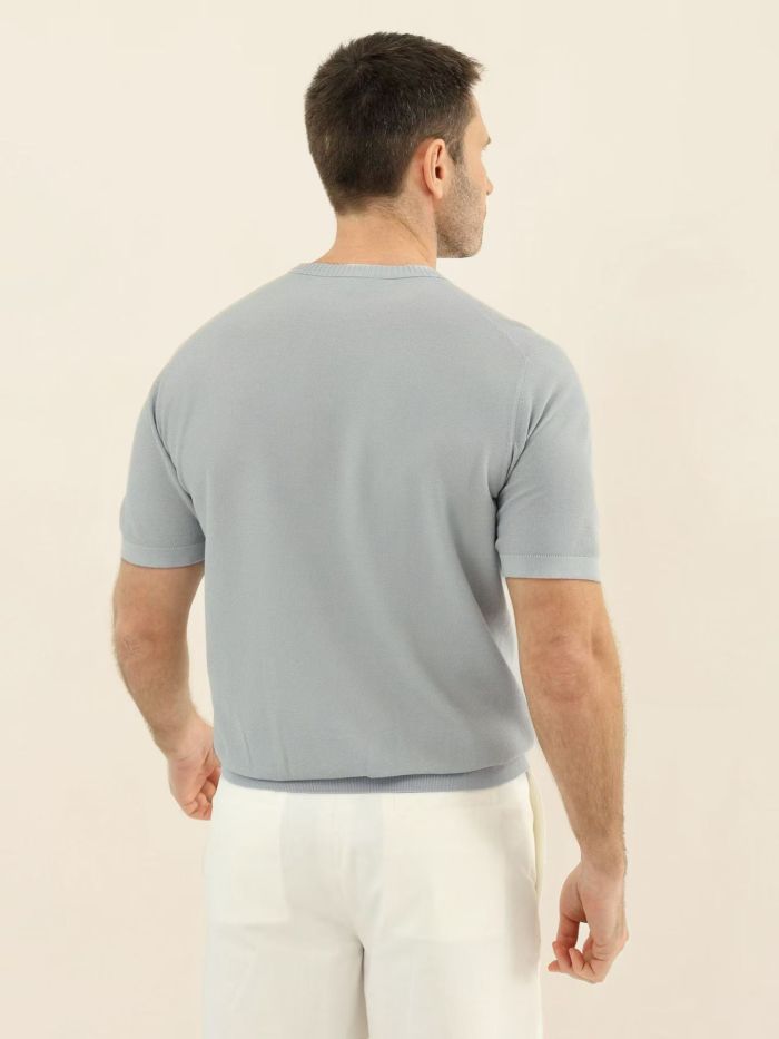 NIGO Loro Piana Solid Color Round Neck Pullover Short Sleeve T-shirt #nigo377035