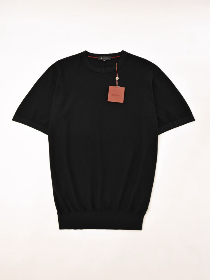 NIGO Loro Piana Solid Color Round Neck Pullover Short Sleeve T-shirt #nigo377035