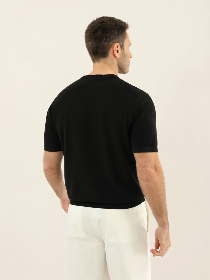 NIGO Loro Piana Solid Color Round Neck Pullover Short Sleeve T-shirt #nigo377035