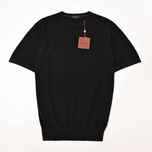 NIGO Loro Piana Solid Color Round Neck Pullover Short Sleeve T-shirt #nigo377035