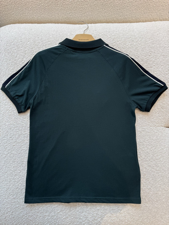 NIGO MiuMiu Bottle Green blue Cotton Jersey Polo Shirt #nigo377064