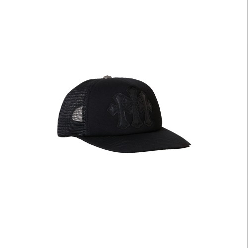 NIGO Chrome Hearts Patchwork Leather Three-flowered Hat #nigo377125