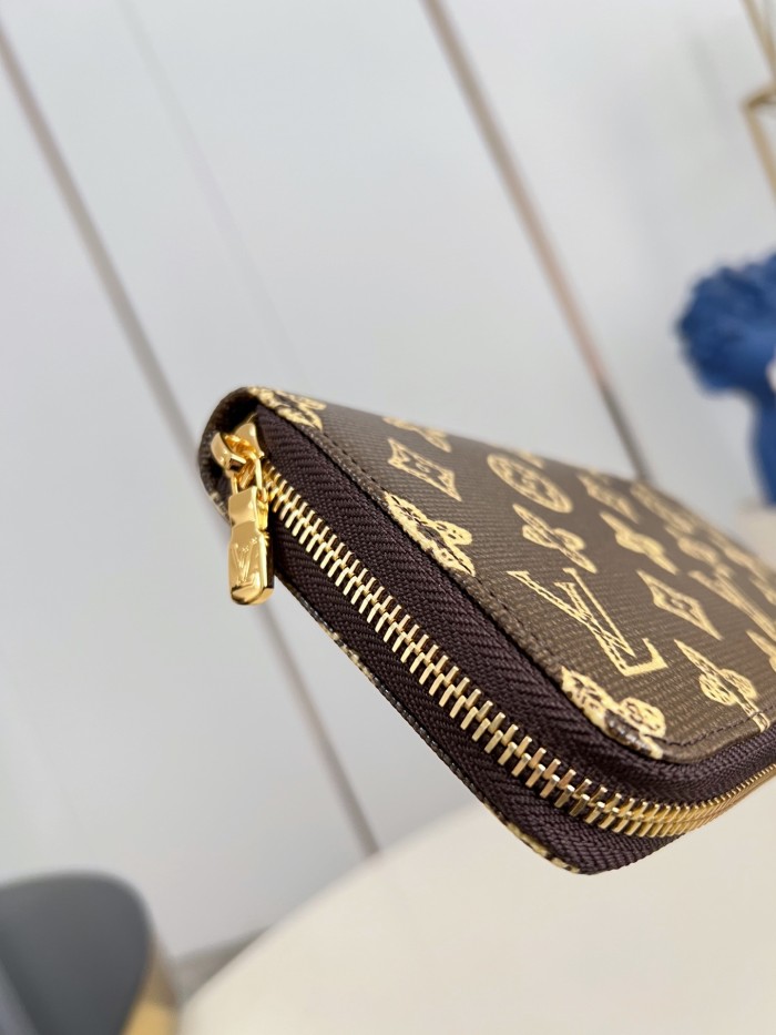 NIGO LOUIS VUITTON Zippy Wallet Monogram Canvas Wallets M27683 #nigo377236