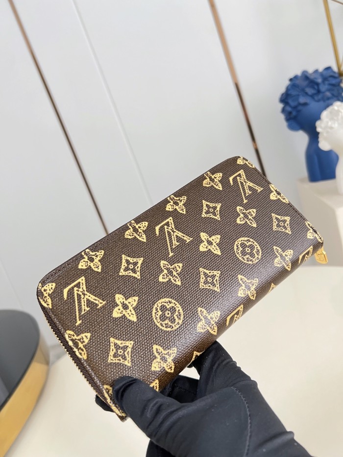 NIGO LOUIS VUITTON Zippy Wallet Monogram Canvas Wallets M27683 #nigo377236