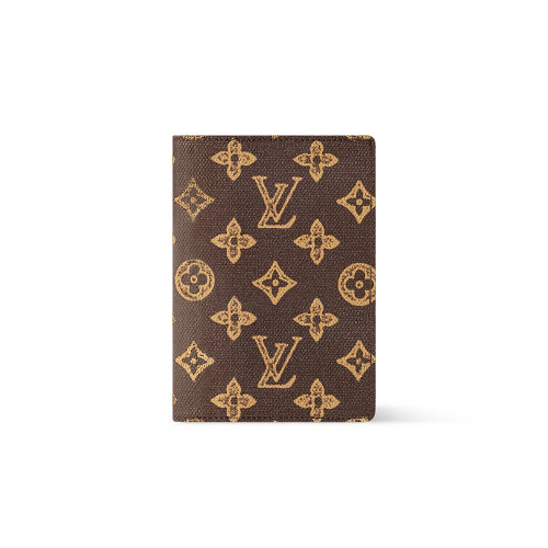 NIGO LOUIS VUITTON Passport Cover Monogram Canvas Wallets M27612 #nigo377237