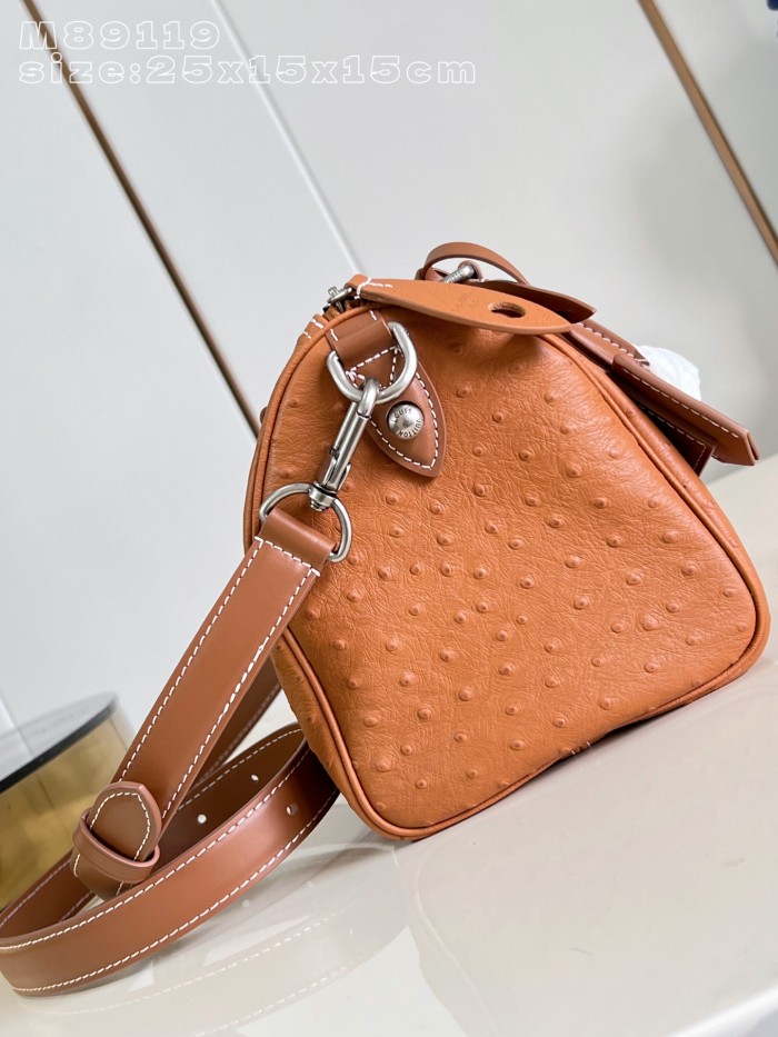 NIGO Louis Vuitton Lv Show Men's Speedy 25 Exotic Ostrich N89119 #nigo377227