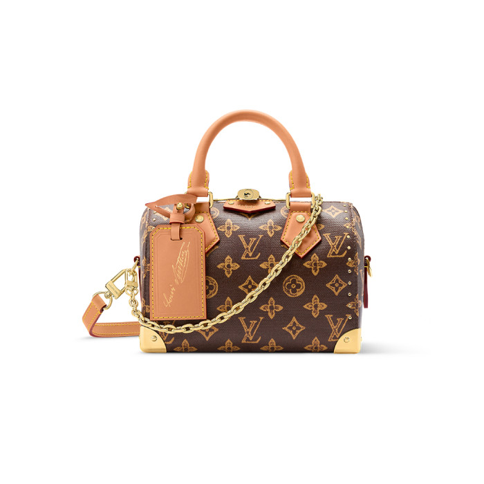 NIGO LOUIS VUITTON Speedy Trunk 20 Other Monogram Canvas Women Bags M28102 #nigo377232