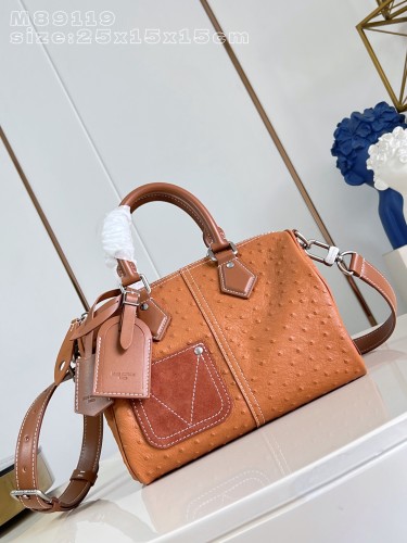 NIGO Louis Vuitton Lv Show Men's Speedy 25 Exotic Ostrich N89119 #nigo377227