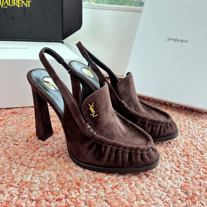 NIGO Saint Lauren High Heel Loafers Slippers #nigo377322