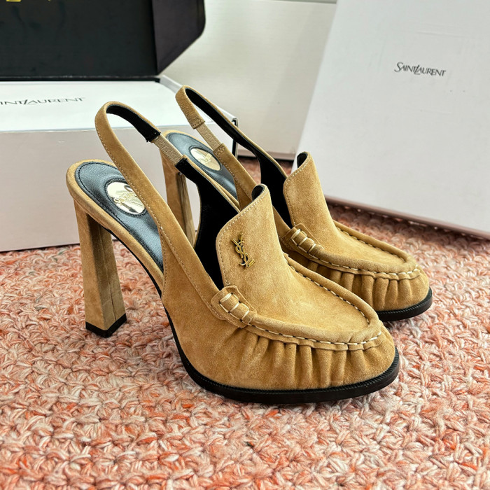 NIGO Saint Lauren High Heel Loafers Slippers #nigo377322