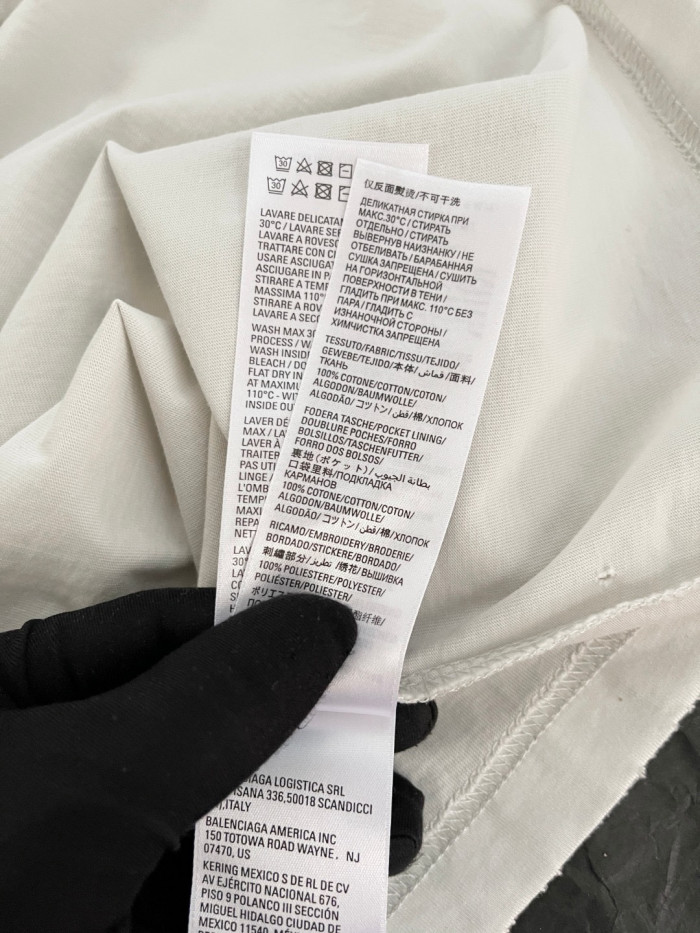 NIGO Balenciaga Masking Tape T-shirt Medium Fit #nigo377368