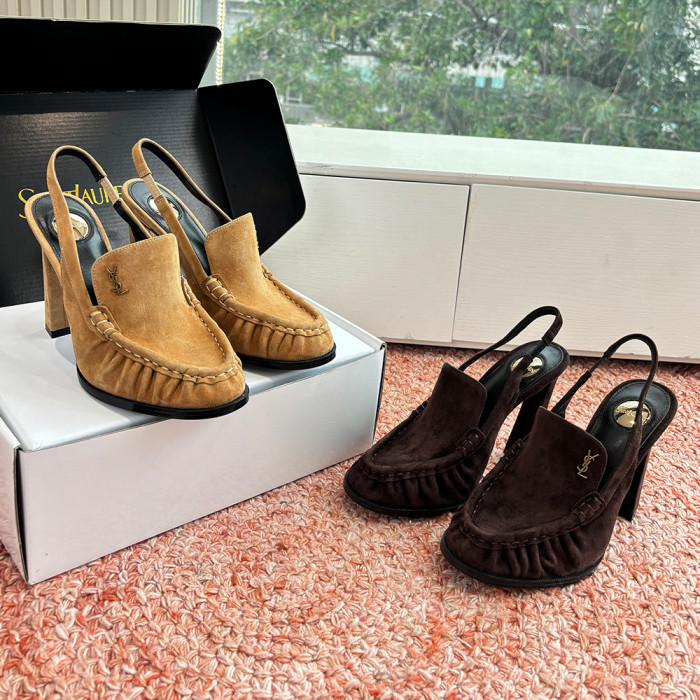 NIGO Saint Lauren High Heel Loafers Slippers #nigo377322