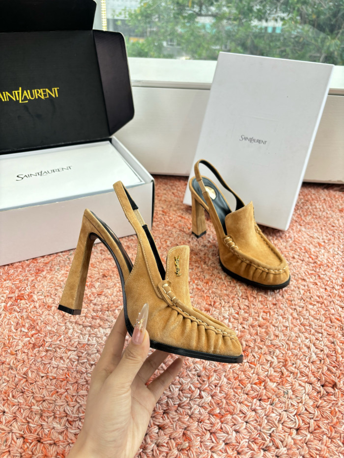 NIGO Saint Lauren High Heel Loafers Slippers #nigo377322