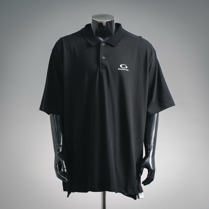 NIGO Balenciaga Men's Laurel Classic Regular Polo in Black #nigo377338