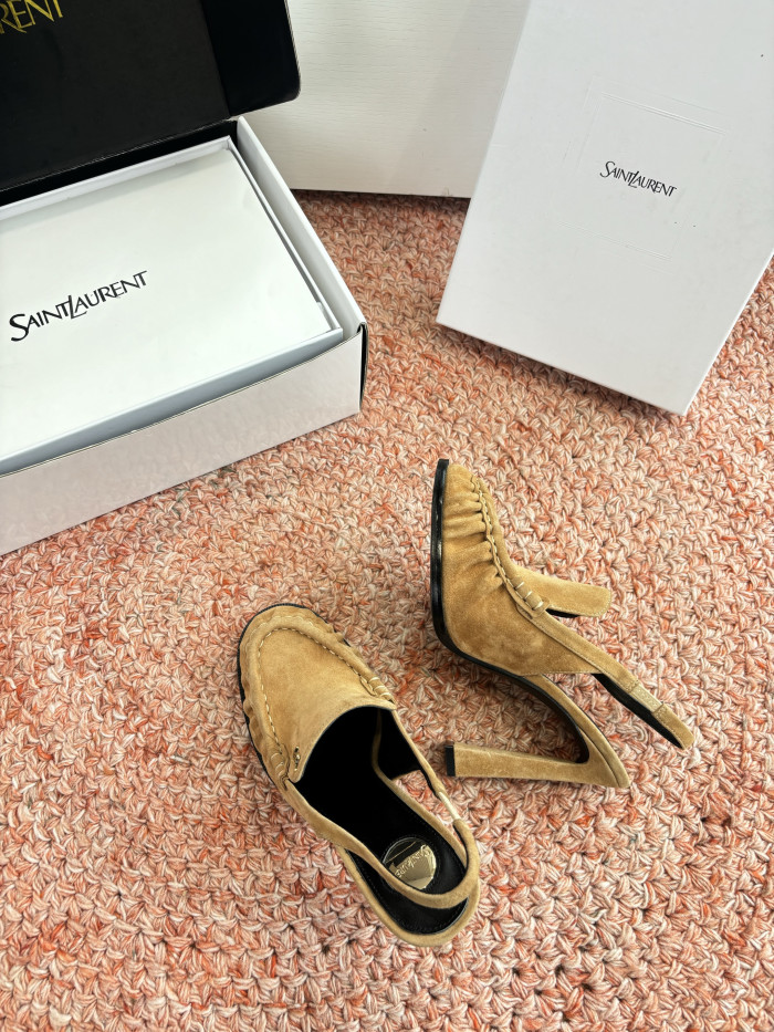 NIGO Saint Lauren High Heel Loafers Slippers #nigo377322