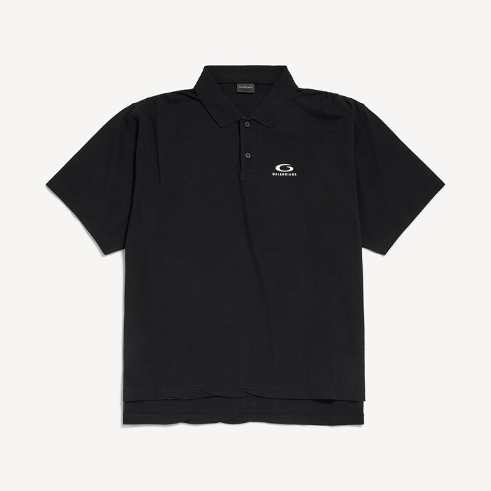 NIGO Balenciaga Men's Laurel Classic Regular Polo in Black #nigo377338