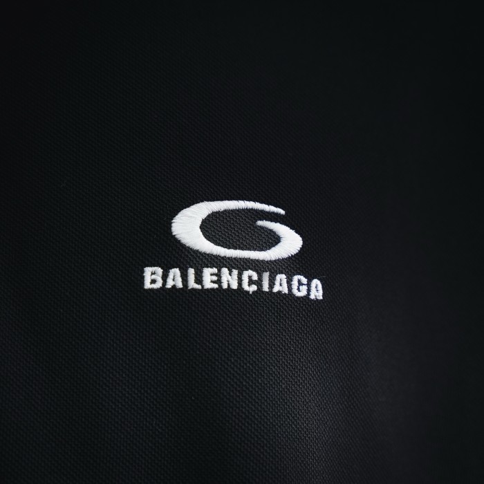 NIGO Balenciaga Men's Laurel Classic Regular Polo in Black #nigo377338