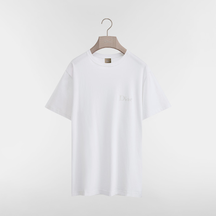 NIGO DIOR T-Shirt with Dior Embroidery Relaxed Fit Green Cotton Jersey #nigo377387
