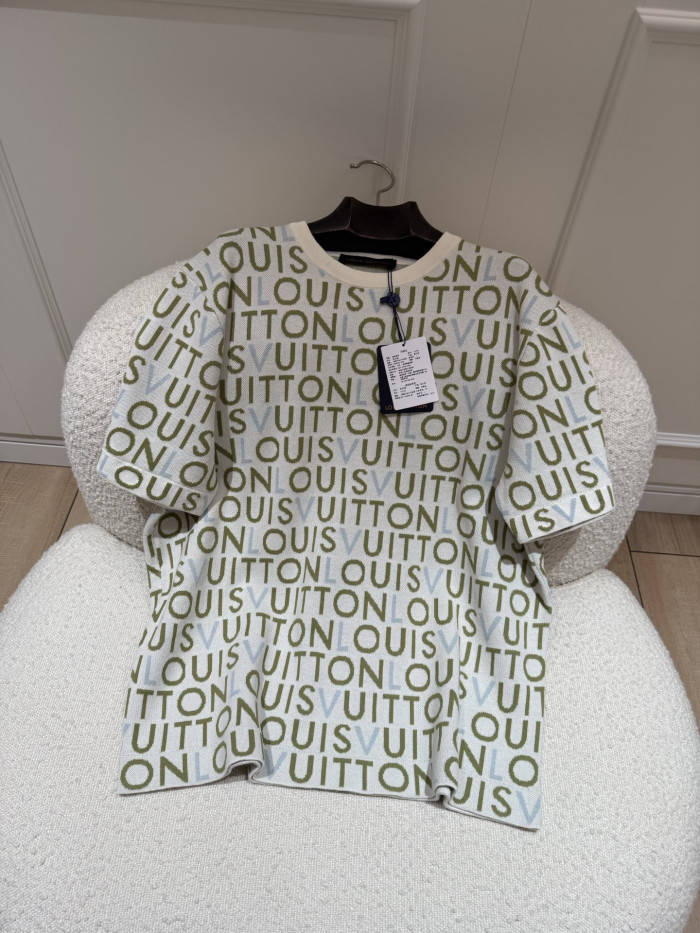 NIGO LOUIS VUITTON Jacquard Signature Short-Sleeved Crewneck #nigo377408