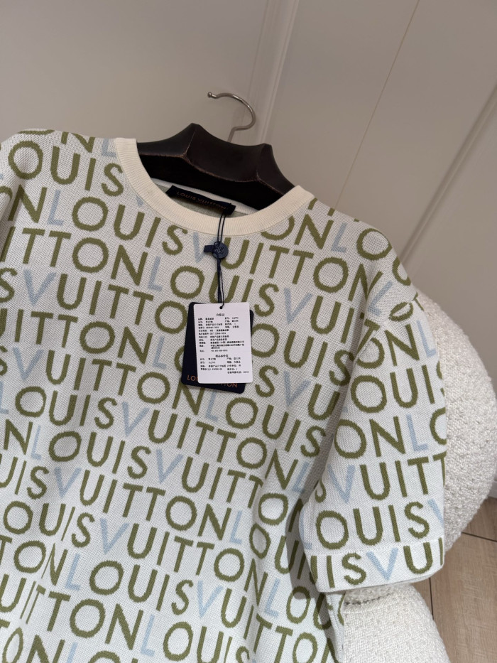 NIGO LOUIS VUITTON Jacquard Signature Short-Sleeved Crewneck #nigo377408
