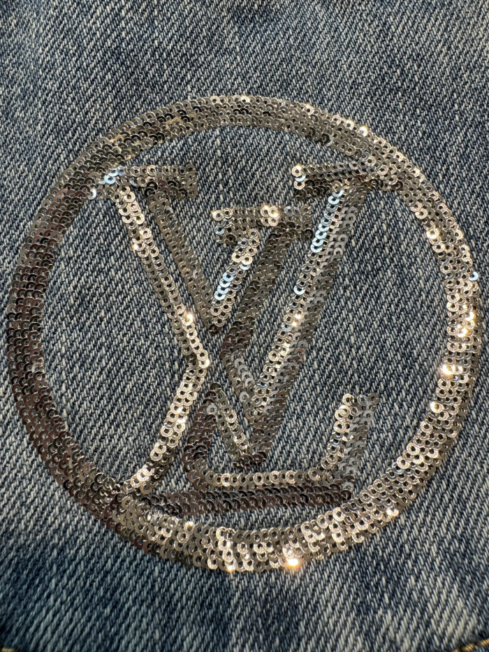 NIGO LOUIS VUITTON Signature Sequin Accent Flared Jeans #nigo377460