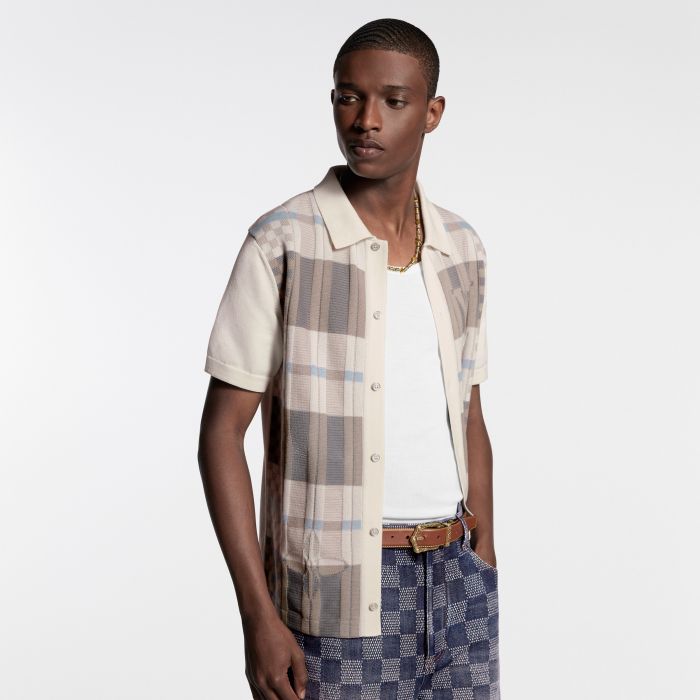 NIGO LOUIS VUITTON Graphic Jacquard Short-Sleeved Shirt #nigo377411