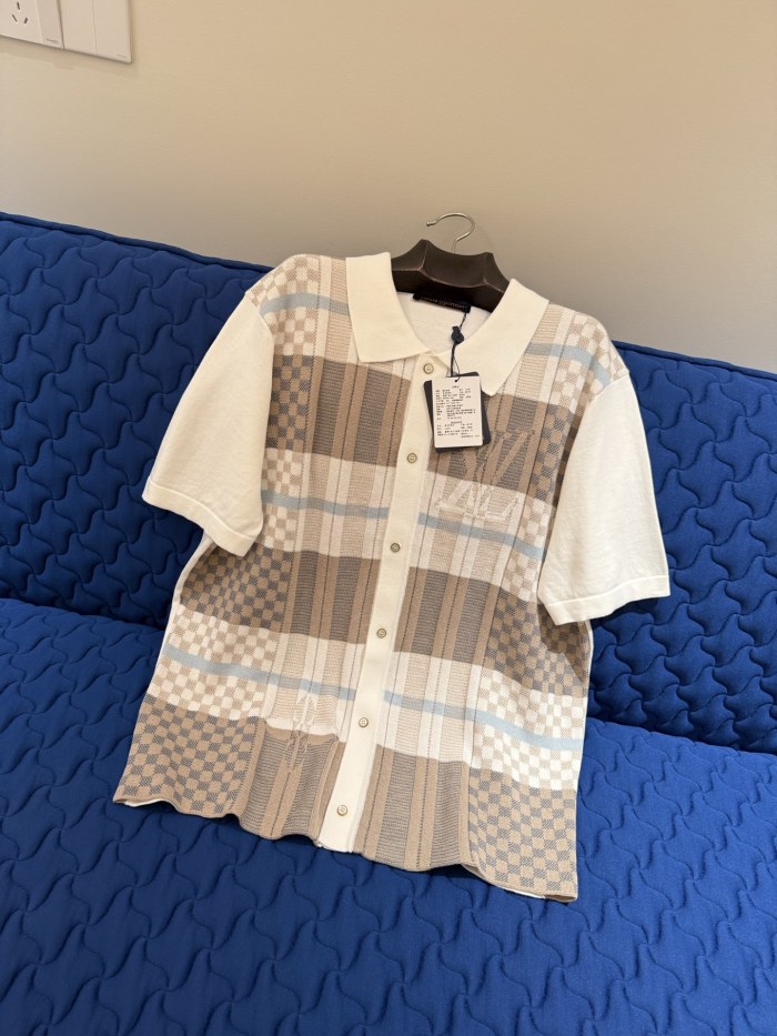 NIGO LOUIS VUITTON Graphic Jacquard Short-Sleeved Shirt #nigo377411