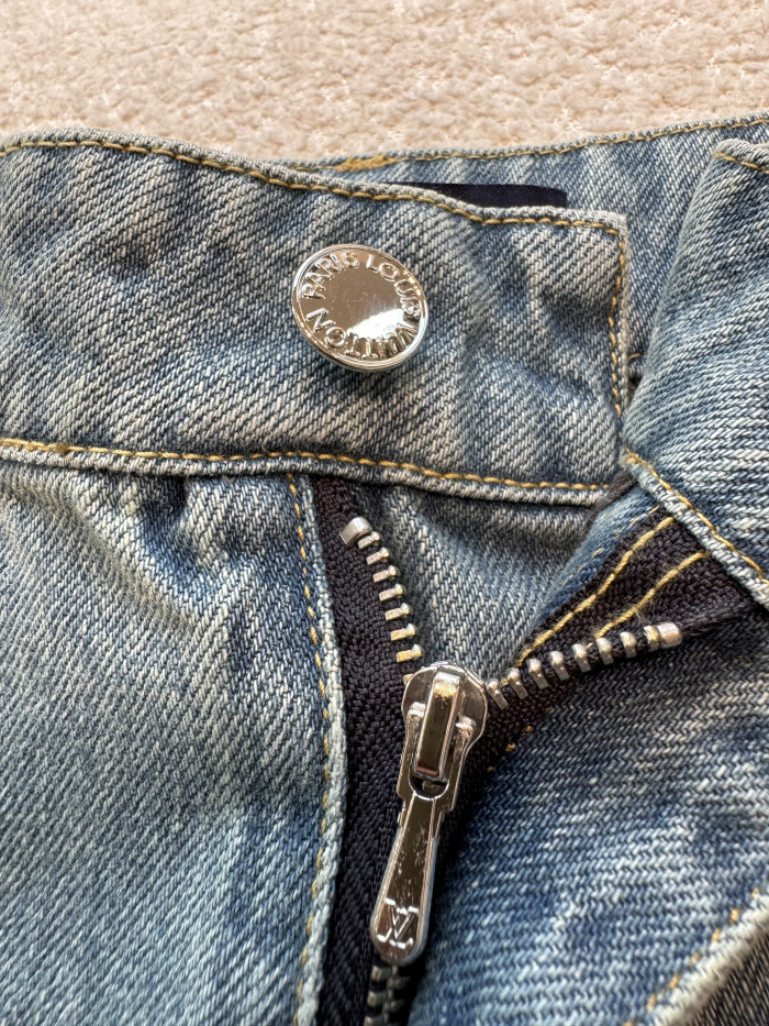 NIGO LOUIS VUITTON Signature Sequin Accent Flared Jeans #nigo377460