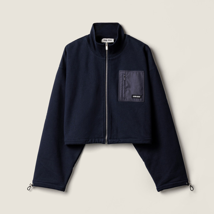 NIGO MiuMiu Navy Zippered Fleece Jacket #nigo377463