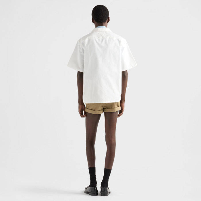NIGO PRADA Khaki Cotton Poplin Bermudas #nigo377406
