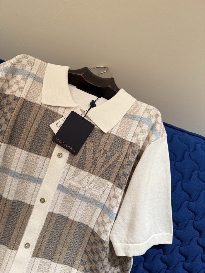 NIGO LOUIS VUITTON Graphic Jacquard Short-Sleeved Shirt #nigo377411