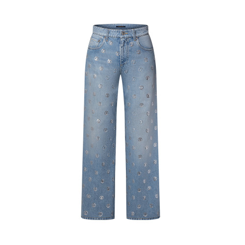 NIGO LOUIS VUITTON Signature Sequin Jeans #nigo377464
