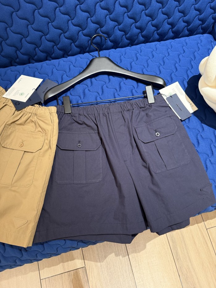 NIGO PRADA Khaki Cotton Poplin Bermudas #nigo377406