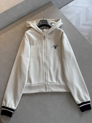 NIGO Prada White Hooded Zipper Sweatshirt #nigo377465