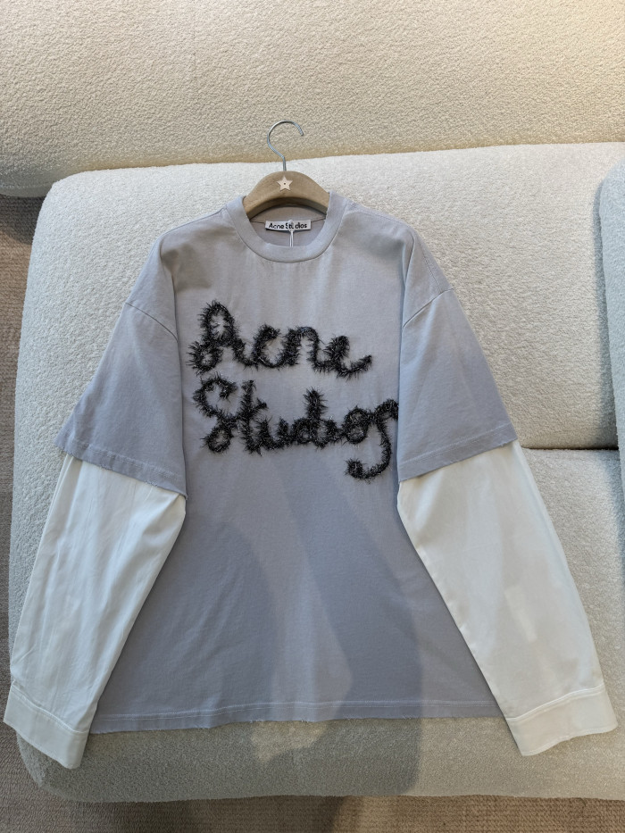NIGO Acne Studios Layered Logo T-shirt Light Blue #nigo377466