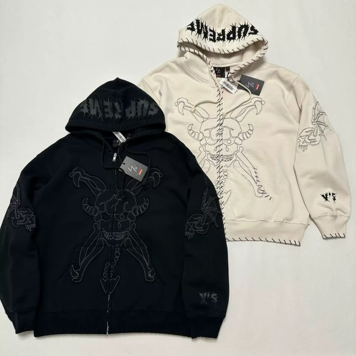 NIGO Supreme Y's Zip Up Hooded Sweatshirt #nigo377571