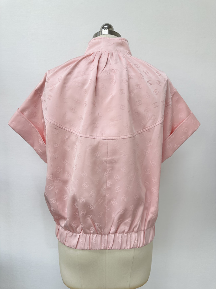 NIGO Chanel Blouson Silk Taffeta Light Pink #nigo377566