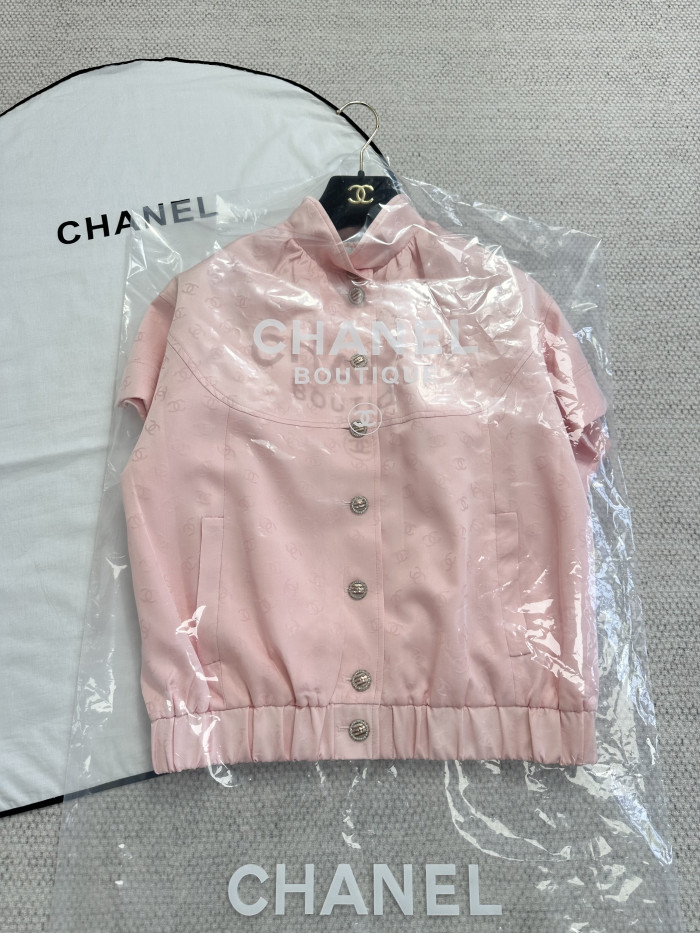 NIGO Chanel Blouson Silk Taffeta Light Pink #nigo377566