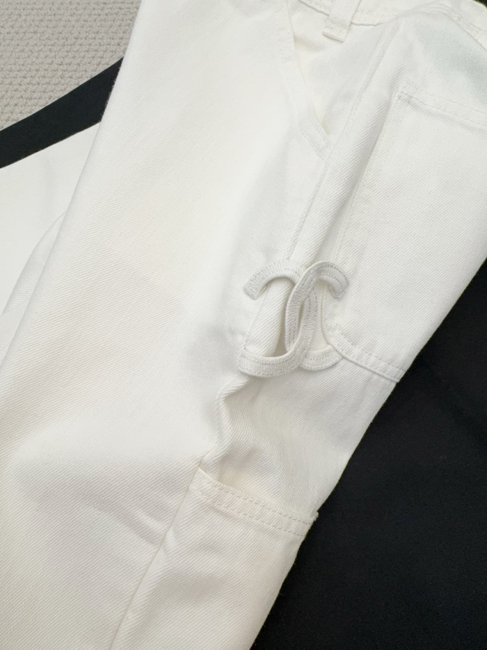 NIGO Chanel Jeans Washed Denim White #nigo377644
