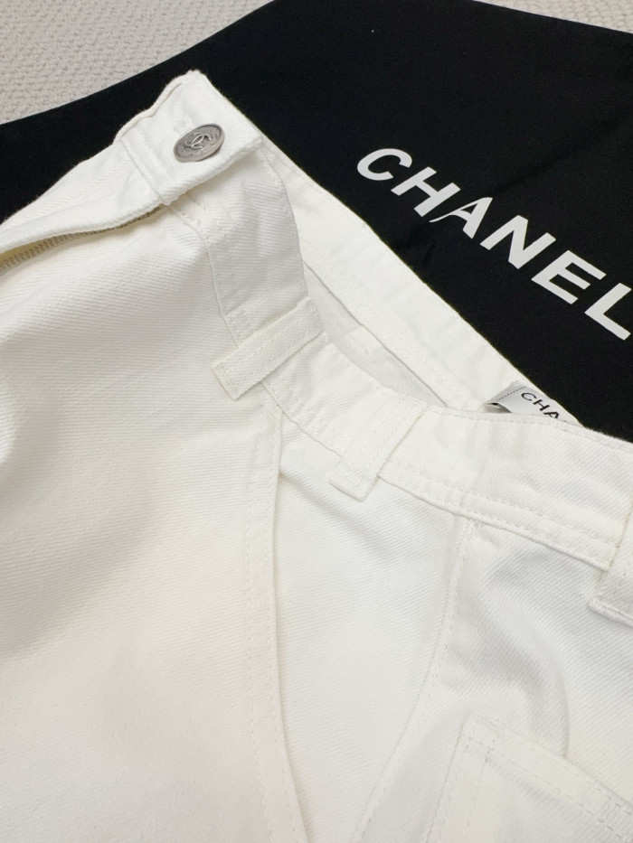 NIGO Chanel Jeans Washed Denim White #nigo377644