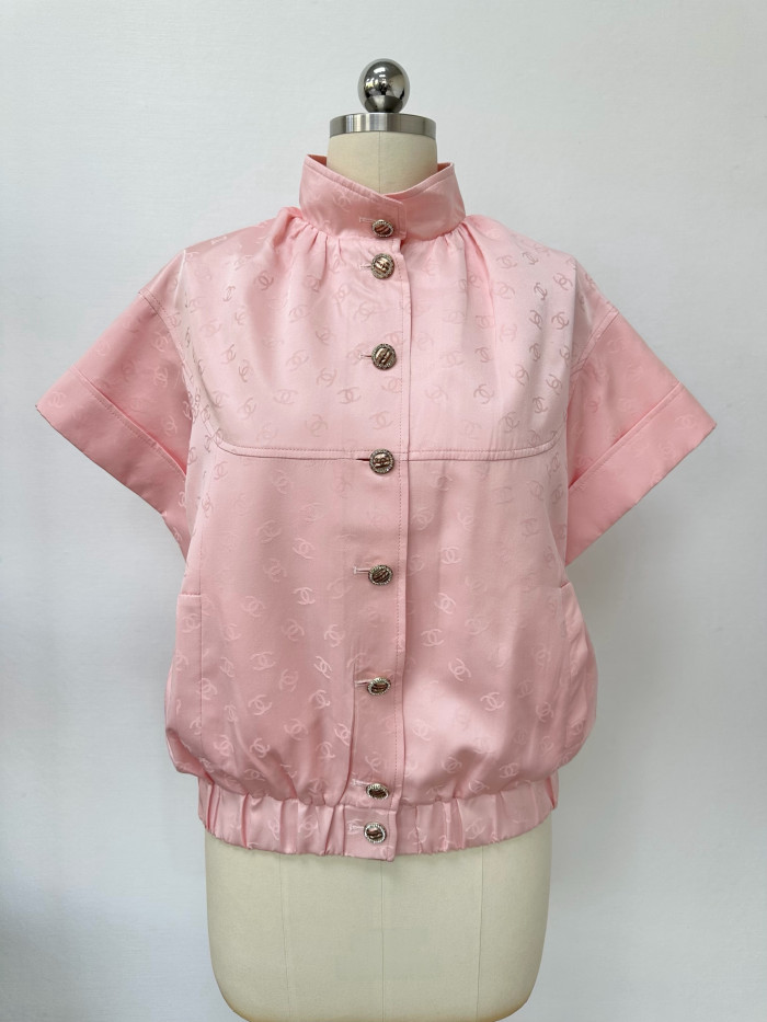 NIGO Chanel Blouson Silk Taffeta Light Pink #nigo377566