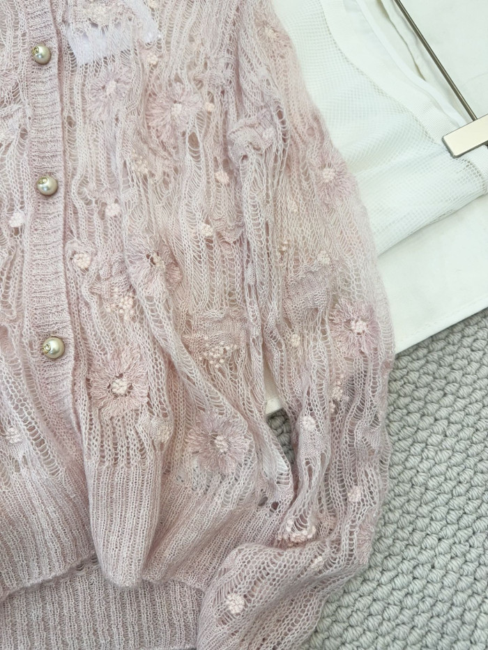 NIGO Dior Hollow Knitted Cardigan #nigo377648