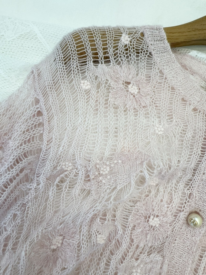 NIGO Dior Hollow Knitted Cardigan #nigo377648