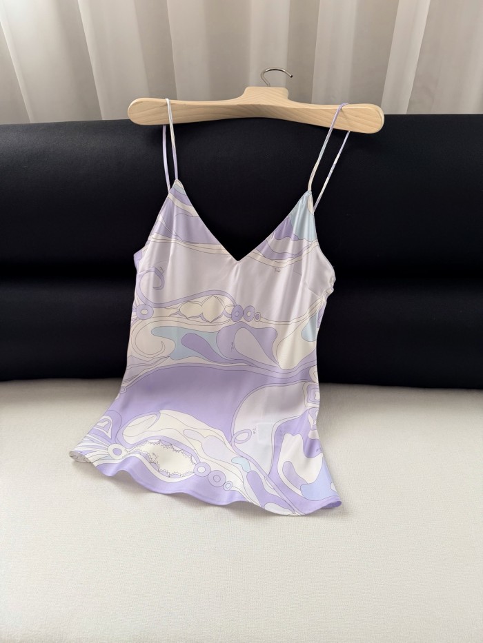 NIGO PUCCI Orchidee Print Silk Top Short #nigo377714