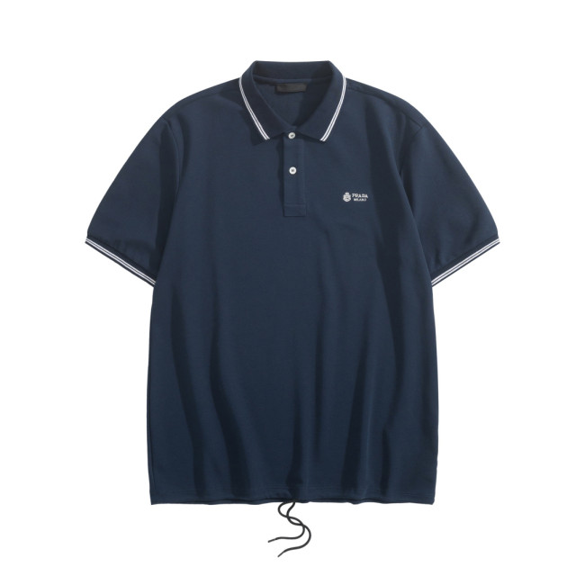 NIGO Prada Logo Embroidered Drawstring Polo #nigo377664