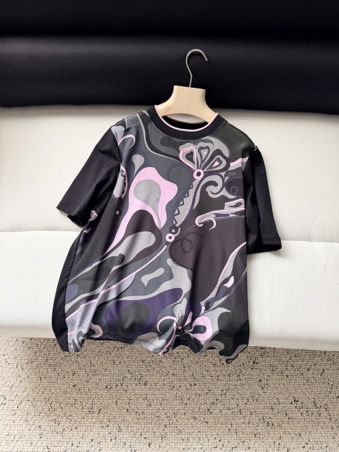 NIGO Pucci Plain Cotton Printed T-shirt #nigo377713