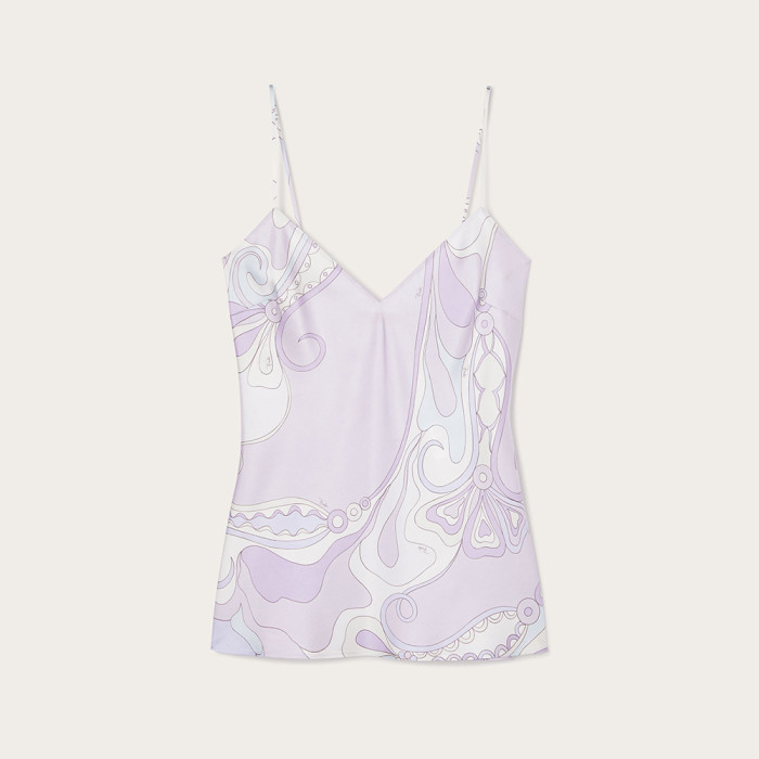 NIGO PUCCI Orchidee Print Silk Top Short #nigo377714