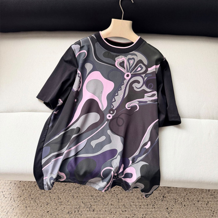 NIGO Pucci Plain Cotton Printed T-shirt #nigo377713